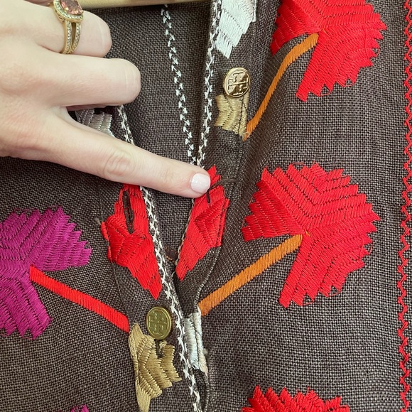 Tory Burch Embroidered Tunic - Picture 6 of 6